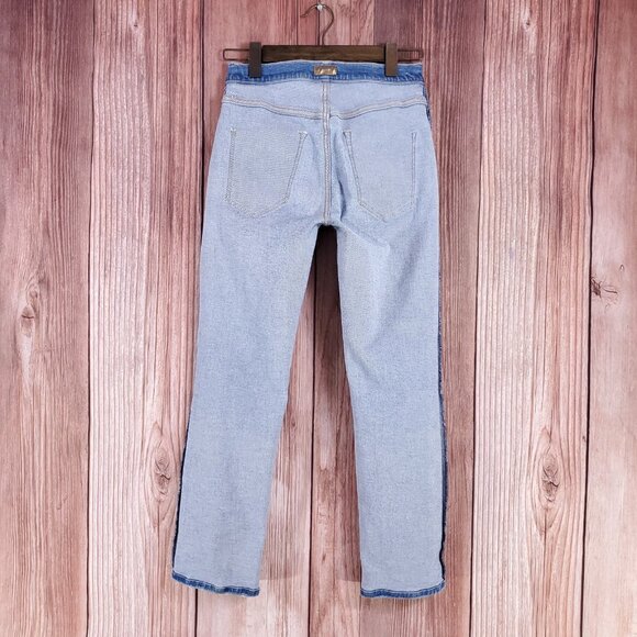 Mother Womens Size 27 The Tomcat Play Like A Pirate Straight Leg Jean Distressed - Picture 4 of 16